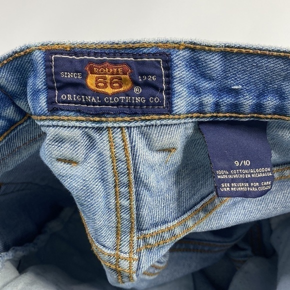 Vintage Route 66 Rolled Cuff High Waisted Shorts Size 9/10 - Picture 7 of 9